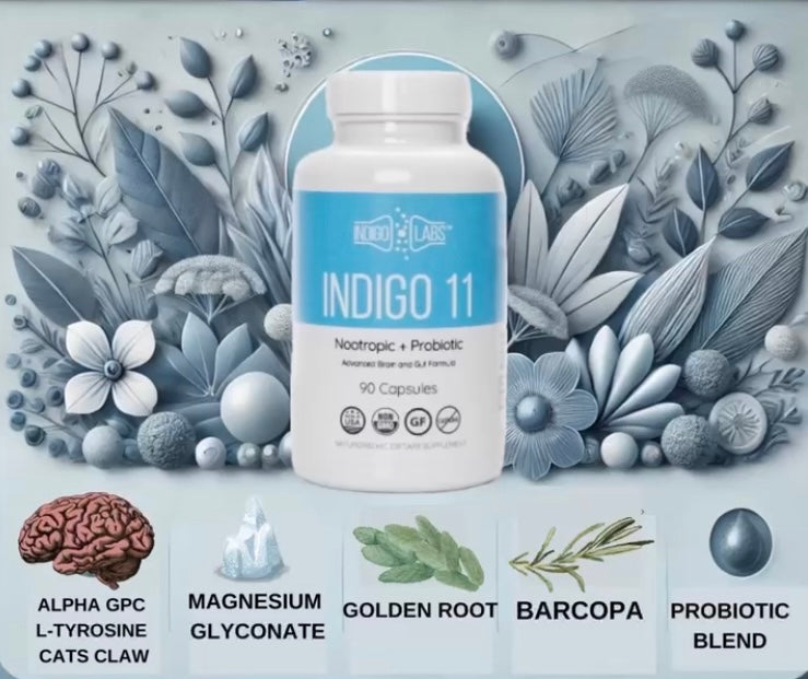 INDIGO11 Advanced Brain+Gut Formula