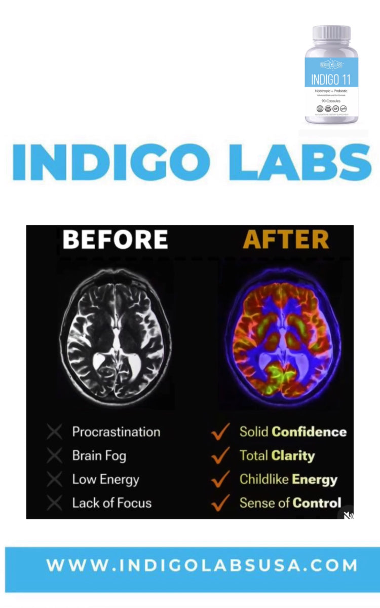 INDIGO11 Advanced Brain+Gut Formula